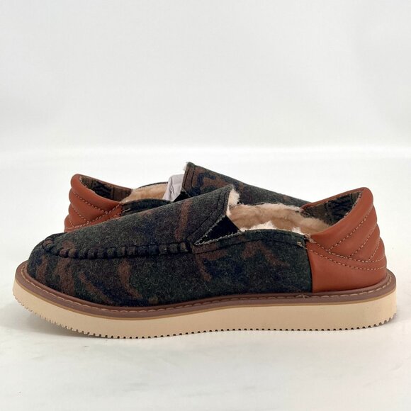 Sanuk Cozy Vibe Low SM Camo Woodland Size 7 Slip On Slippers Wool Lined main image 4